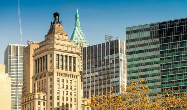 New York Buildings Classic City Skyline — Stock Photo, Image