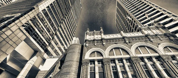 Edifícios Cidade Pitt Street Vista Para Céu Sydney — Fotografia de Stock