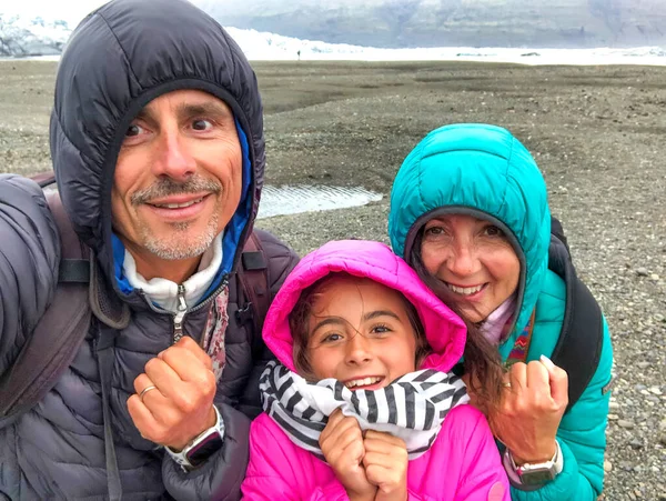 Famille Réfrigérée Vacances Plein Air — Photo