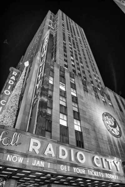 Manhattan December 7Th 2018 Radio City Music Hall Entertainment Venue — Stock Photo, Image