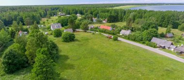 Altja, Estonya Hava görünümünü.