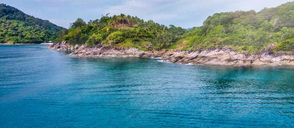 Vista Aérea Hermosa Playa Tropical Tailandia — Foto de Stock