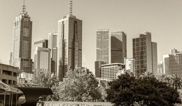 Melbourne Skyline Victoria Australia — Fotografie, imagine de stoc