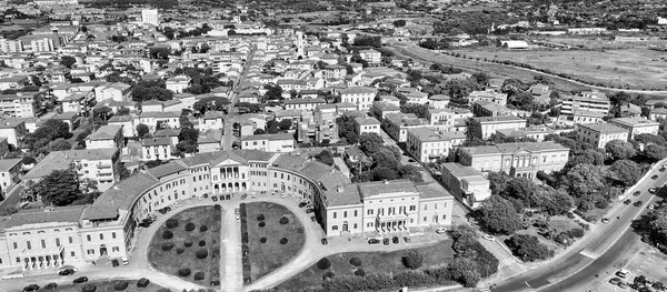 Vista Aérea Incrível Costa Livorno Toscana Leghorn Drone — Fotografia de Stock