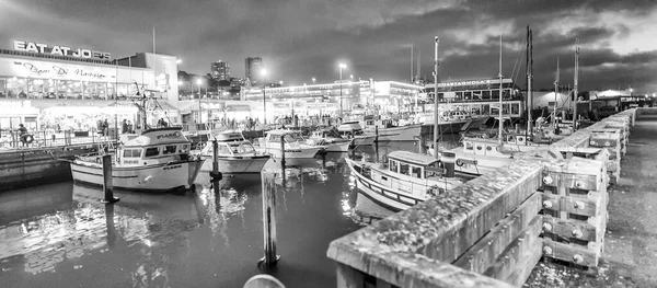 San Francisco Серпня 2017 Boats Fishermens Wharf Port Щороку Сан — стокове фото