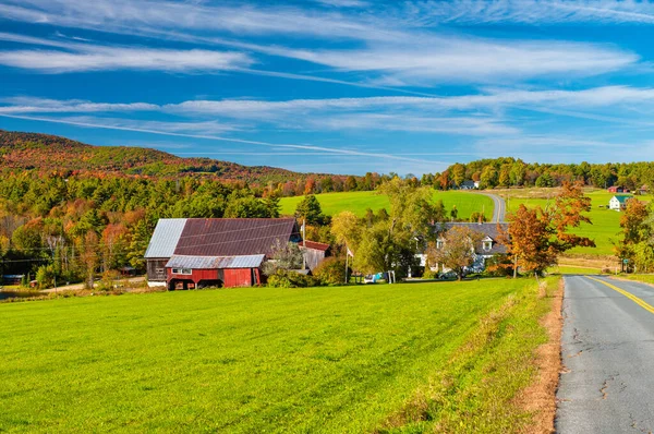 Úžasné Barvy Krajiny New Hampshire Během Vegetační Sezóny Usa — Stock fotografie