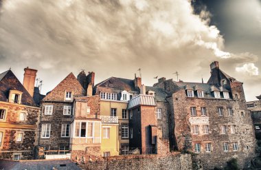 Antik şehir St Malo Brittany, Fransa