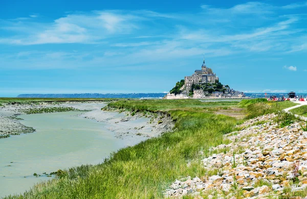 Mont Saint Michel, Haute Normandie. — Stockfoto