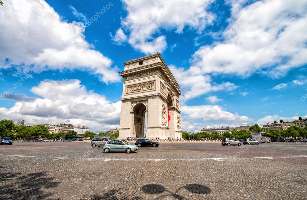 Arc de Triomphe in Paris.