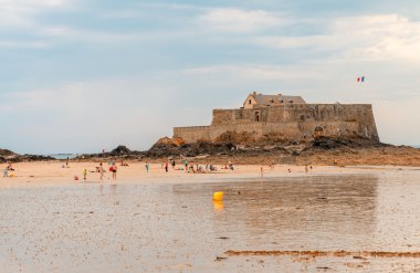 Antik şehir St Malo Brittany, Fransa
