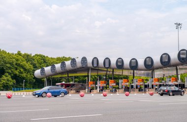 Autoroute bariyer araç ödeme için