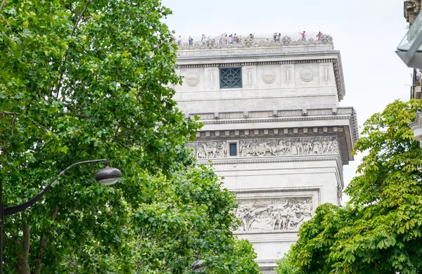 Arco di Trionfo a Parigi — Foto Stock