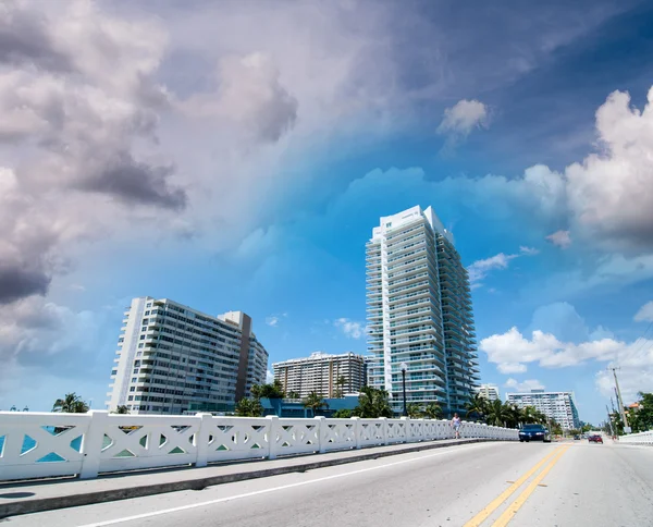 Miami, florida güzel cityscape — Stok fotoğraf