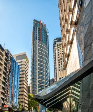 Brisbane, Avustralya. bir kış gününde güzel bir şehir manzarası