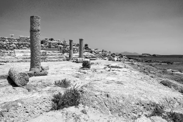 Antické ruiny Agio Stefanos — Stock fotografie