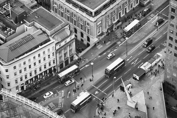 Classic Red Double Decker Autocarros — Fotografia de Stock