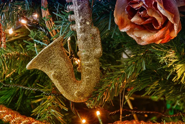 Christmas balls and Tree decorations — Stock Photo, Image