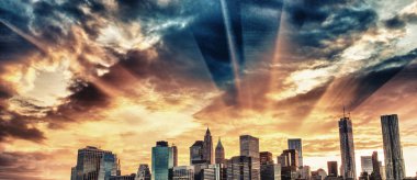 aşağı manhattan bir yaz akşamı