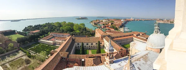 Beautiful panoramic view from San Giorgio Tower, Venice — Stock Photo, Image