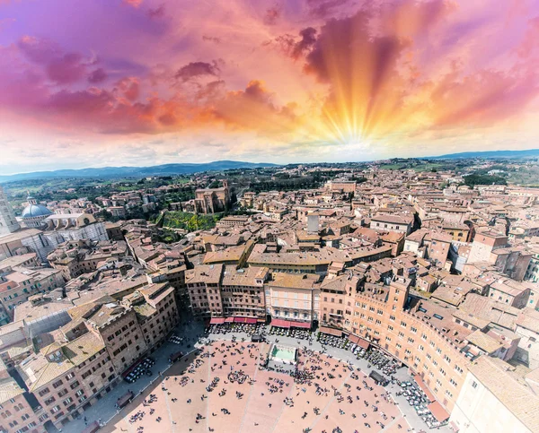 Piazza del Campo, Siena — Stock Photo, Image