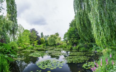 Monet harika panoramik manzaralı Bahçe