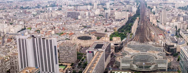 Vista aerea panoramica di Parigi — Foto Stock