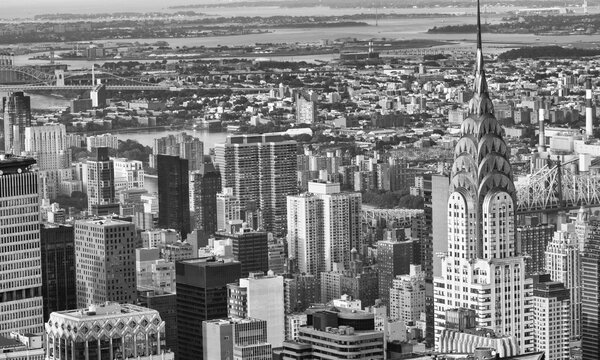 Manhattan, New York. City skyscrapers and skyline.