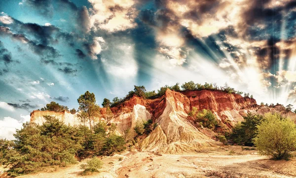 Colorado Rocas provenzales y vegetación — Foto de Stock