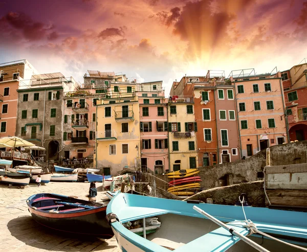 Cinque Terre, Itálie. — Stock fotografie