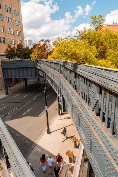 Ciudad de Nueva York. El Parque High Line — Foto de Stock