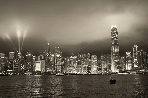 Lights show in Hong Kong. — Stock Photo, Image