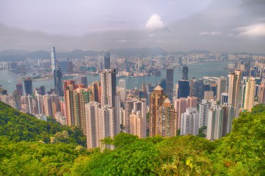 Hong Kong'dan victoria peak