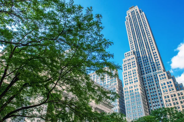 New York Architecture. City buildings and skyscrapers — Zdjęcie stockowe