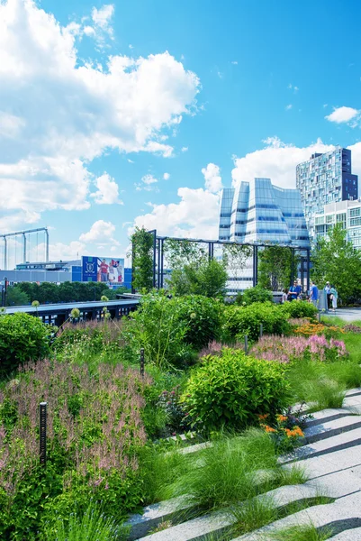 Парк High Line в Нью-Йорке — стоковое фото