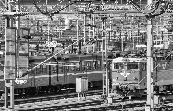 市内鉄道駅ストックホルムで — ストック写真