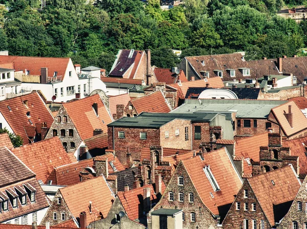 Vista da cidade de Lubeck — Fotografia de Stock