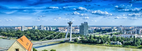 Міський пейзаж Братислава — стокове фото