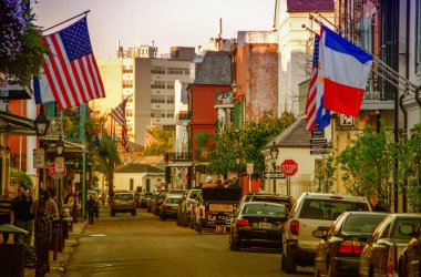 New Orleans sokaklarında şehir