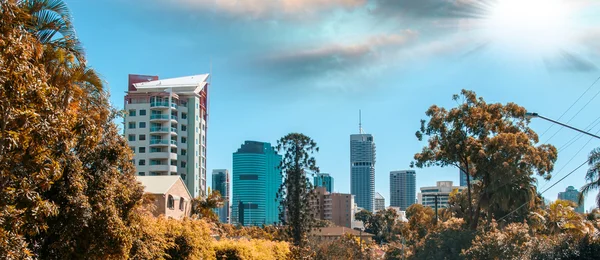 Brisbane skyscrapers - Квинсленд, Австралия — стоковое фото