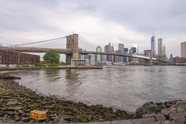 Manhattan como visto de Park — Fotografia de Stock