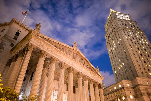 Edificio del Tribunal de Distrito en Nueva York — Foto de Stock