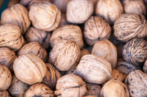 Walnuts backgrond — Stock Photo, Image