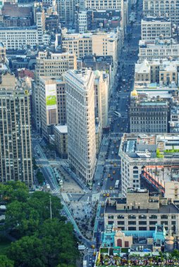 New York şehrinin hava manzarası