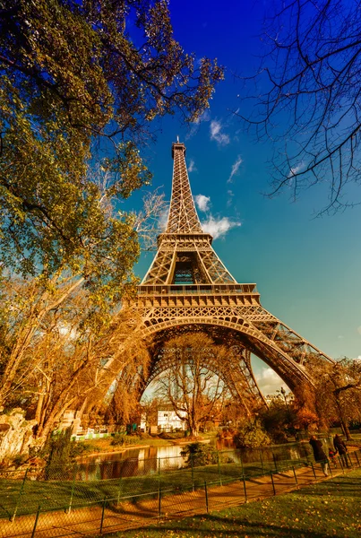 Vista spettacolare del Tour Eiffel — Foto Stock