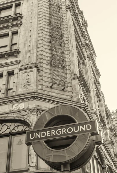 Estação de metrô em Londres — Fotografia de Stock