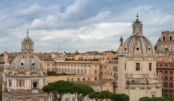 Вид с воздуха на древний город Рим — стоковое фото