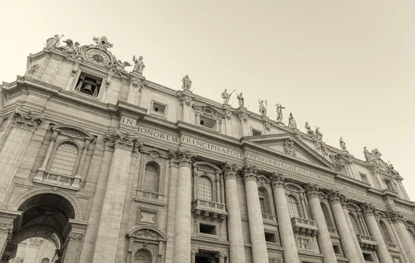 Veduta di Piazza San Pietro a Roma — Foto Stock