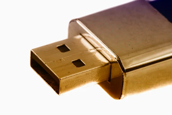 Conector de caneta USB — Fotografia de Stock