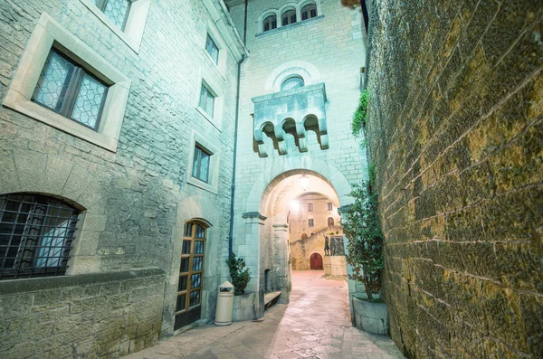 Streets and buildings of San Marino — Stock Photo, Image