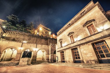 sokaklar ve binalar san Marino